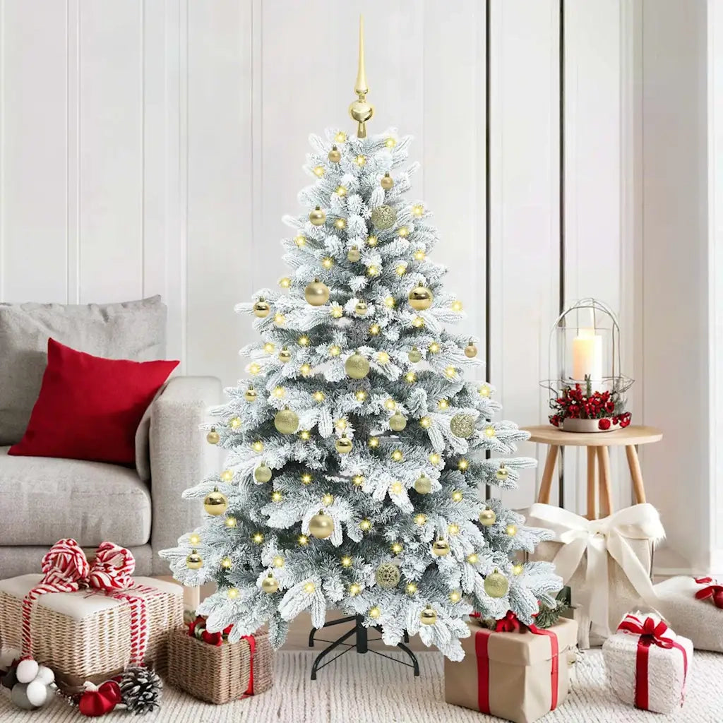 Albero di Natale artificiale con 150 LED Bianco 150 cm PE e PVC 3397605