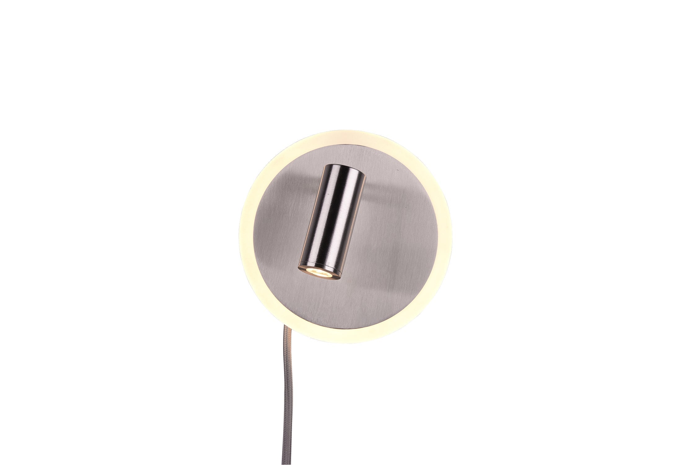 Applique da Interno a LED in Metallo Nickel Opaco