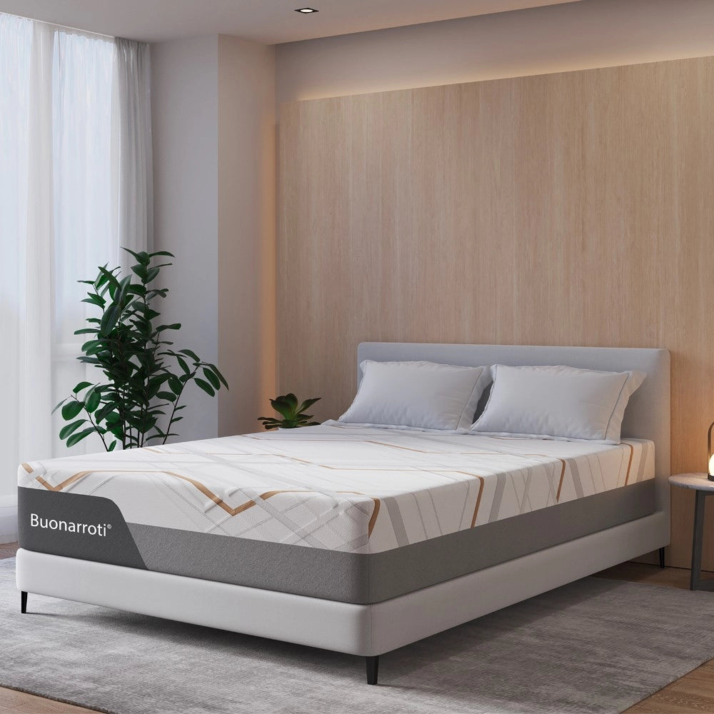 Materasso matrimoniale Corvo con Memory Foam, molle insacchettate e tessuto rinfrescante 160x190x30 cm