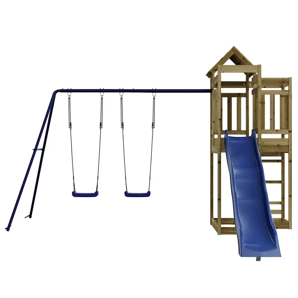 Set da Gioco da Esterno in Legno di Pino Impregnato 3156888