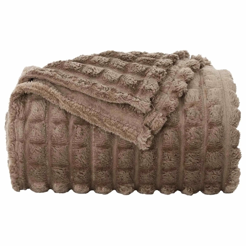 Coperta Cammello 150 x 130 cm Panno