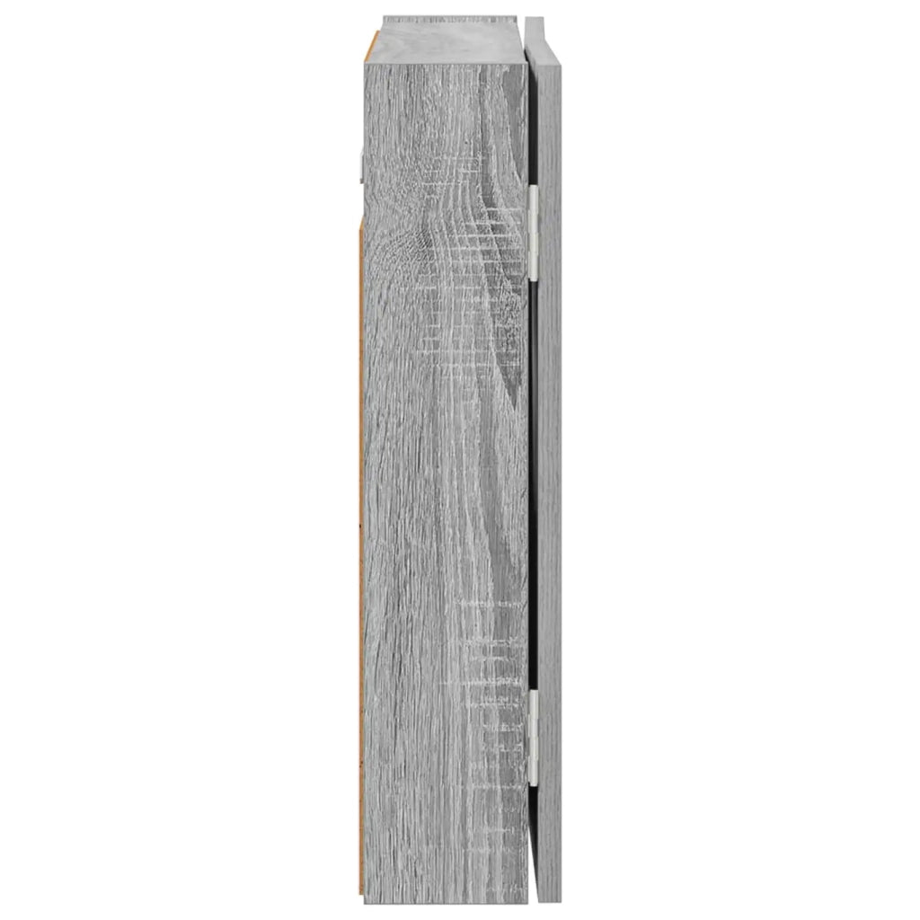 Armadio per Dartboard Sonoma grigio 56 x 12 x 53,5 cm 8006665