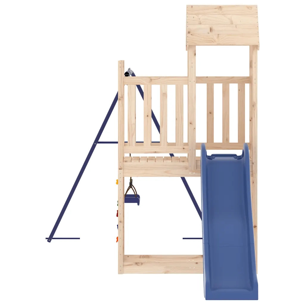 Set da Gioco da Esterno in Legno Massello di Pino 3155903