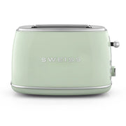 GRS7 Tostapane vintage, 2 fessure, 6 livelli di potenza, 850 W, verde