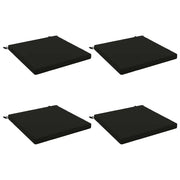 Cuscini per Sedia in 4 Pezzi SOEST 4 pz 100% Poliestere Nero 944674