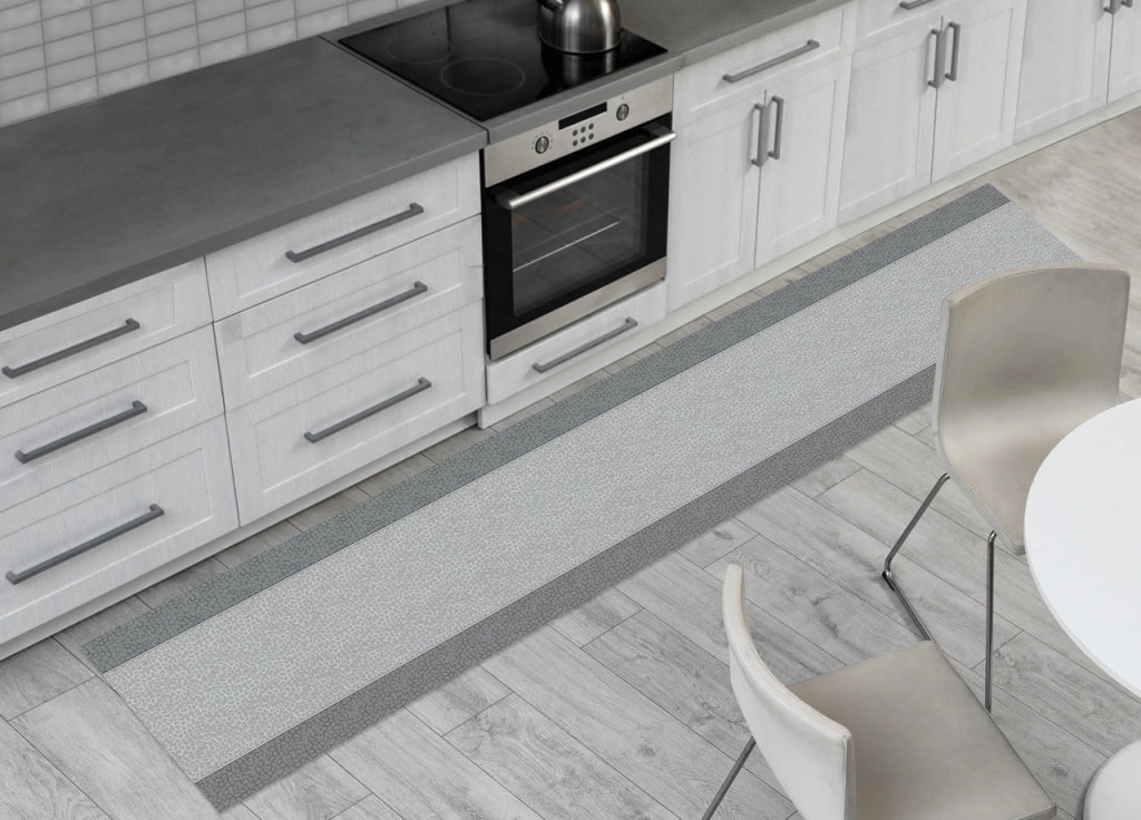 Tappeto Passatoia Cucina Antiscivolo Sottolavello Digitale Fantasie Varie - 50x50 - Bourbon Grigio