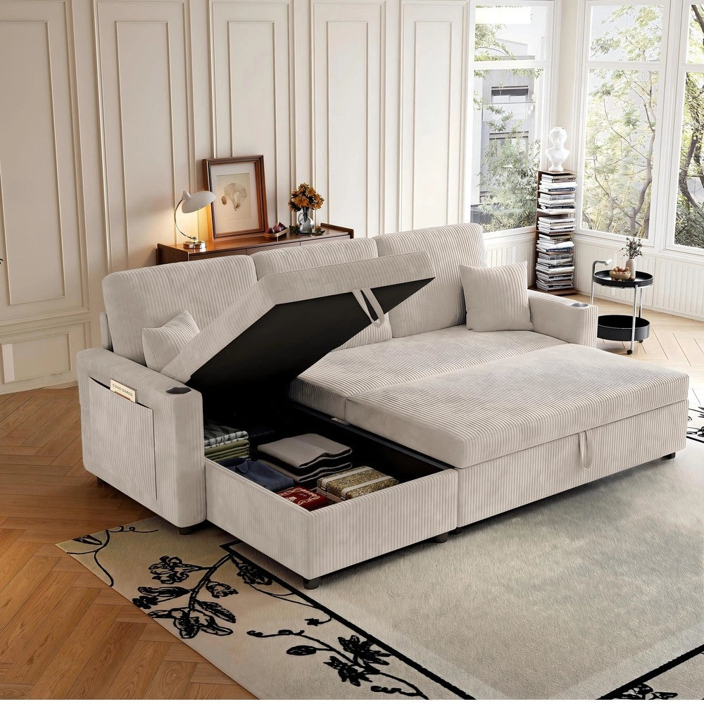 Divano Angolare Letto con Contenitore ¨C Xylo ¨C Modulare, Chaise Longue