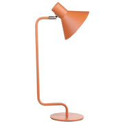 Lampada da Tavolo in Ferro arancione 51 cm Paralume Conico Comodino Luce da Comodino Camera da Letto Soggiorno Moderno