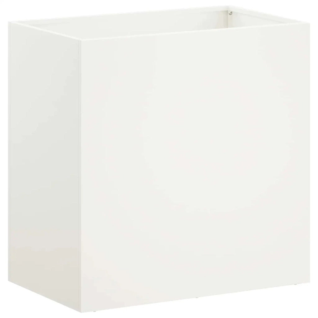 Vaso da giardino 2 pz Bianco 50 x 30 x 40 cm 8005515