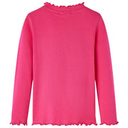 Maglietta da Bambina a Maniche Lunghe Fucsia 104 13705