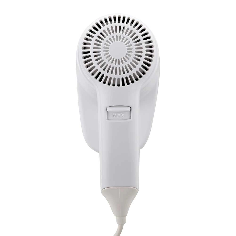 Asciugacapelli Parete Muro 1200W per Hotel e Bagno, Phon compatto con 2 velocità