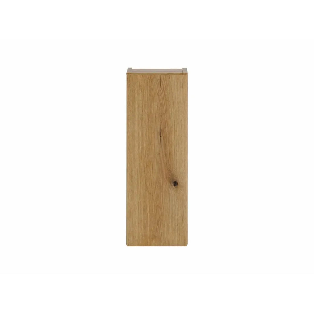 Mobiletto da bagno VANO - 1 porta - Colore quercia - L20 × P57 × H18 cm - Da appendere