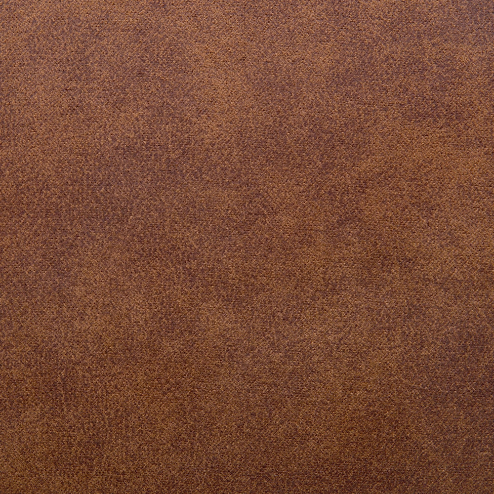 Set di 2 sedie da pranzo con rivestimento in tessuto marrone e gambe nere in stile retrò rustico