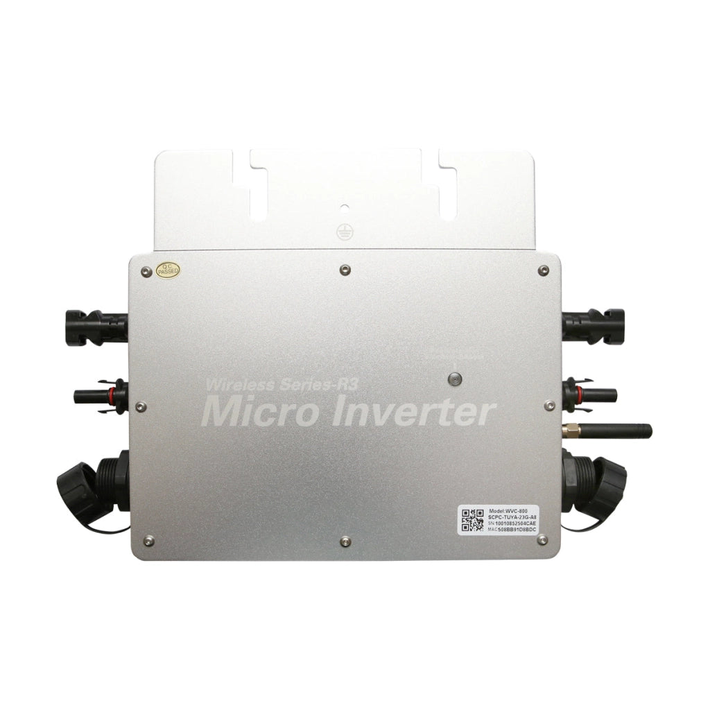 Microinverter per pannelli solari fotovoltaici 800W, 230V, WiFi, IP65, MPPT