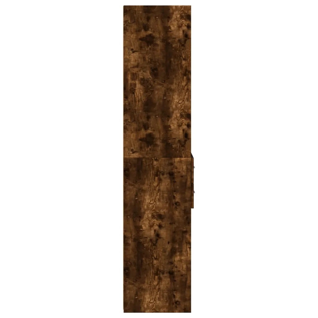 Credenza | Madia | Buffet da pranzo | Armadio da pranzo Rovere Fumo 40x42,5x185 cm in Legno Multistrato