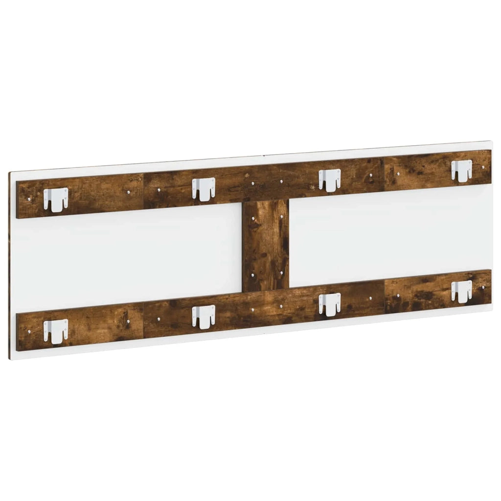 Testiera da Muro UTRECHT Rovere Fumo Legno ingegnerizzato 897830