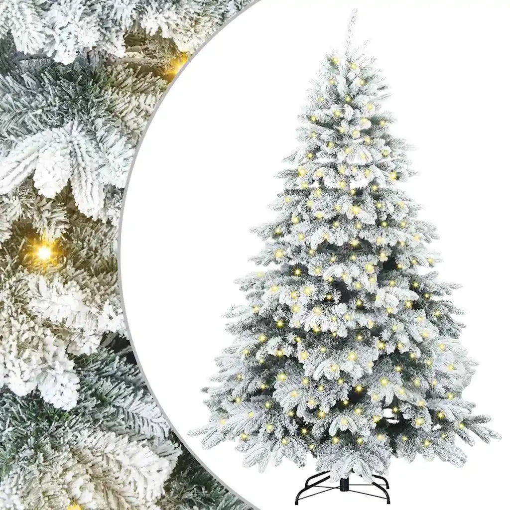 Albero di Natale artificiale con 300 LED Bianco 180 cm PE e PVC 3397610