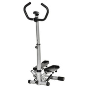 Cyclette stepper con manubrio per allenamento di gambe e glutei, schermo LCD, velocit¨¤ regolabile