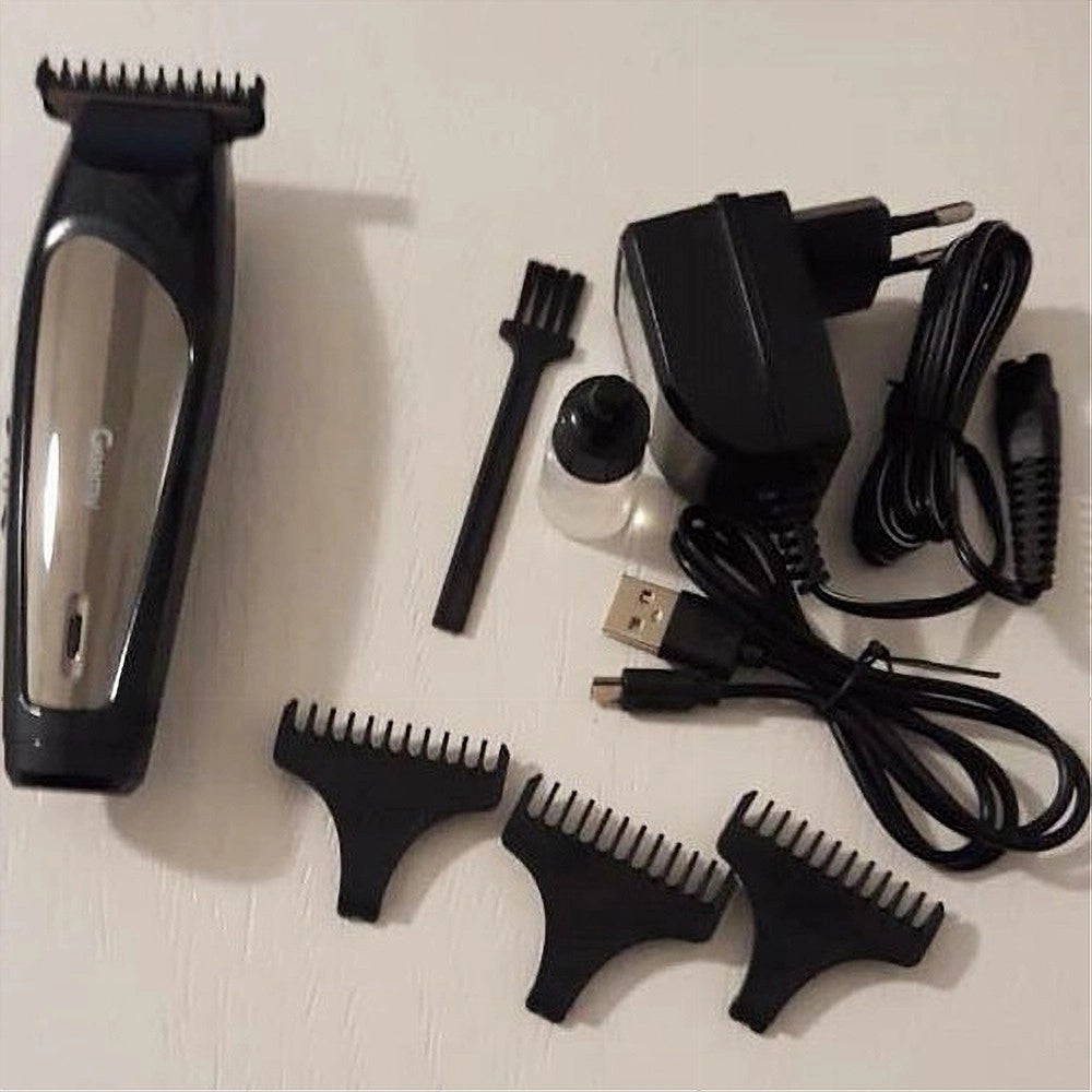 Trade Shop - Tagliacapelli Professionale Ricaricabile Elettrico Senza Fili Trimmer Uomo Gm-6162 -