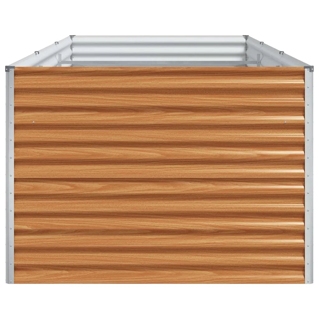 Fioriere | Cassetta per fiori | Letto rialzato da giardino 290 x 100 x 68 cm Acciaio zincato