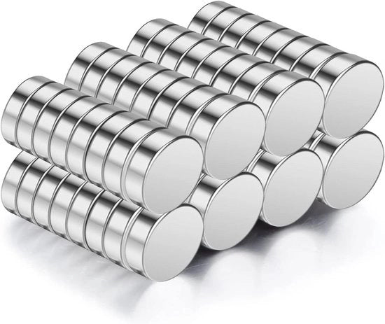 Magneti di neodimio - Magneti ultra forti mini per frigorifero - 64 pezzi - 8 x 3 mm