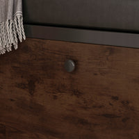 Armadio per scarpe con seduta, capiente, ripostiglio apribile, ripiano in legno, stile retrò