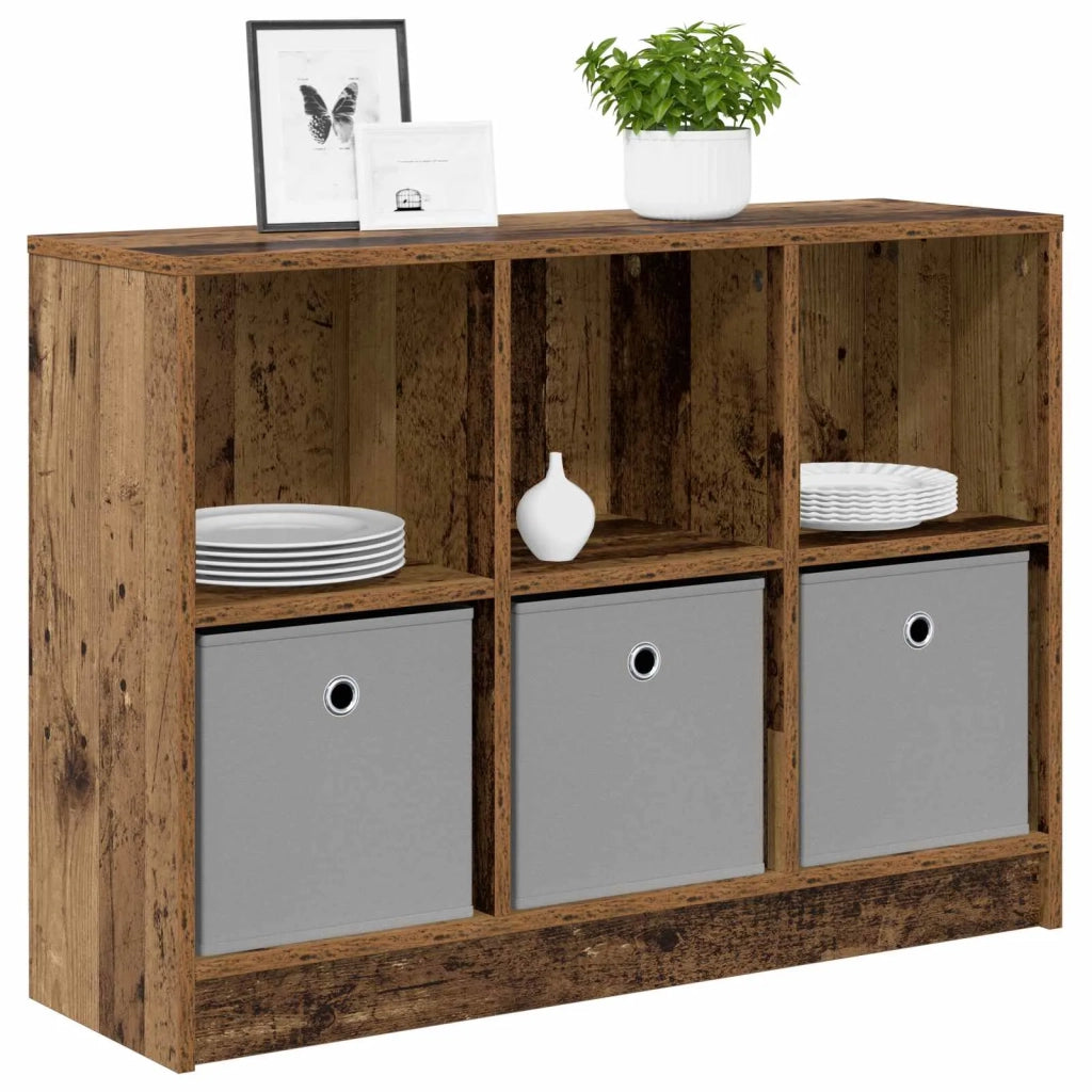 Credenza | Madia | Buffet da pranzo | Armadio da pranzo con cassetto Legno vecchio 88,5 x 27,5 x 63,5 cm
