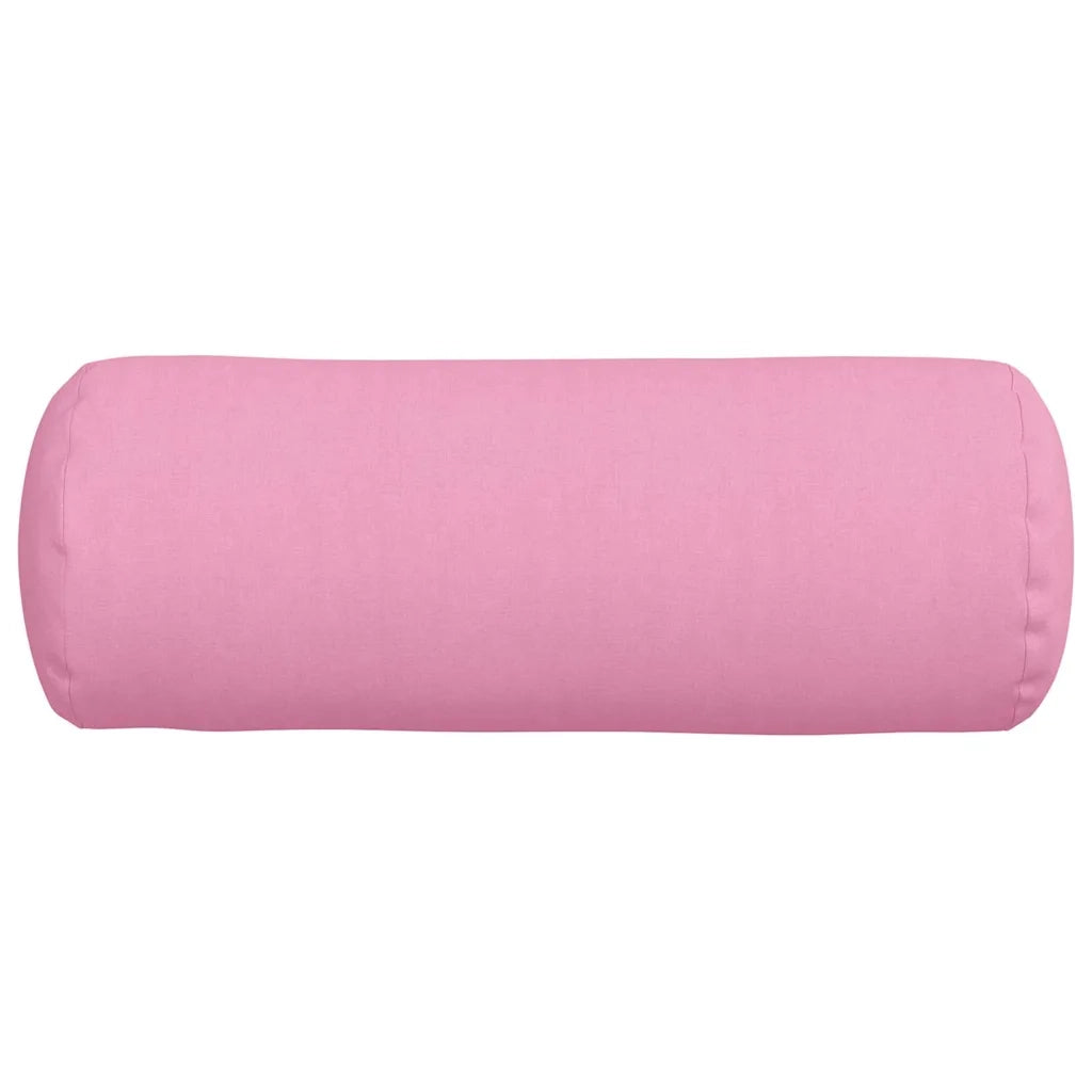 Cuscini a rullo 2 pcs Rosa Ø 25 x 70 cm Tessuto