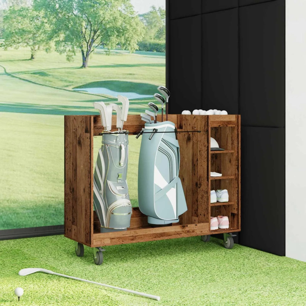 Armadio per Golf con ruota Legno vecchio 120 x 45 x 98 cm CFW8285415