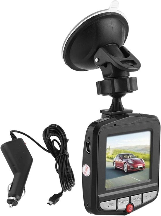 Ricordero Video Digitale Full HD 1080P 2,2 pollici 170° in Plastica ABS Nero