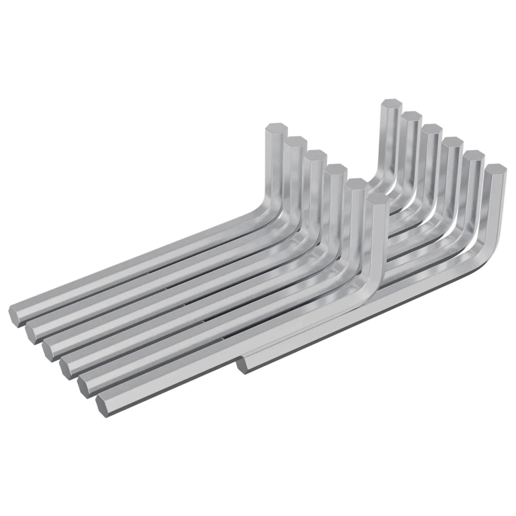 Chiave Esagonale 1800 pcs Argento 32 x 86 mm Acciaio