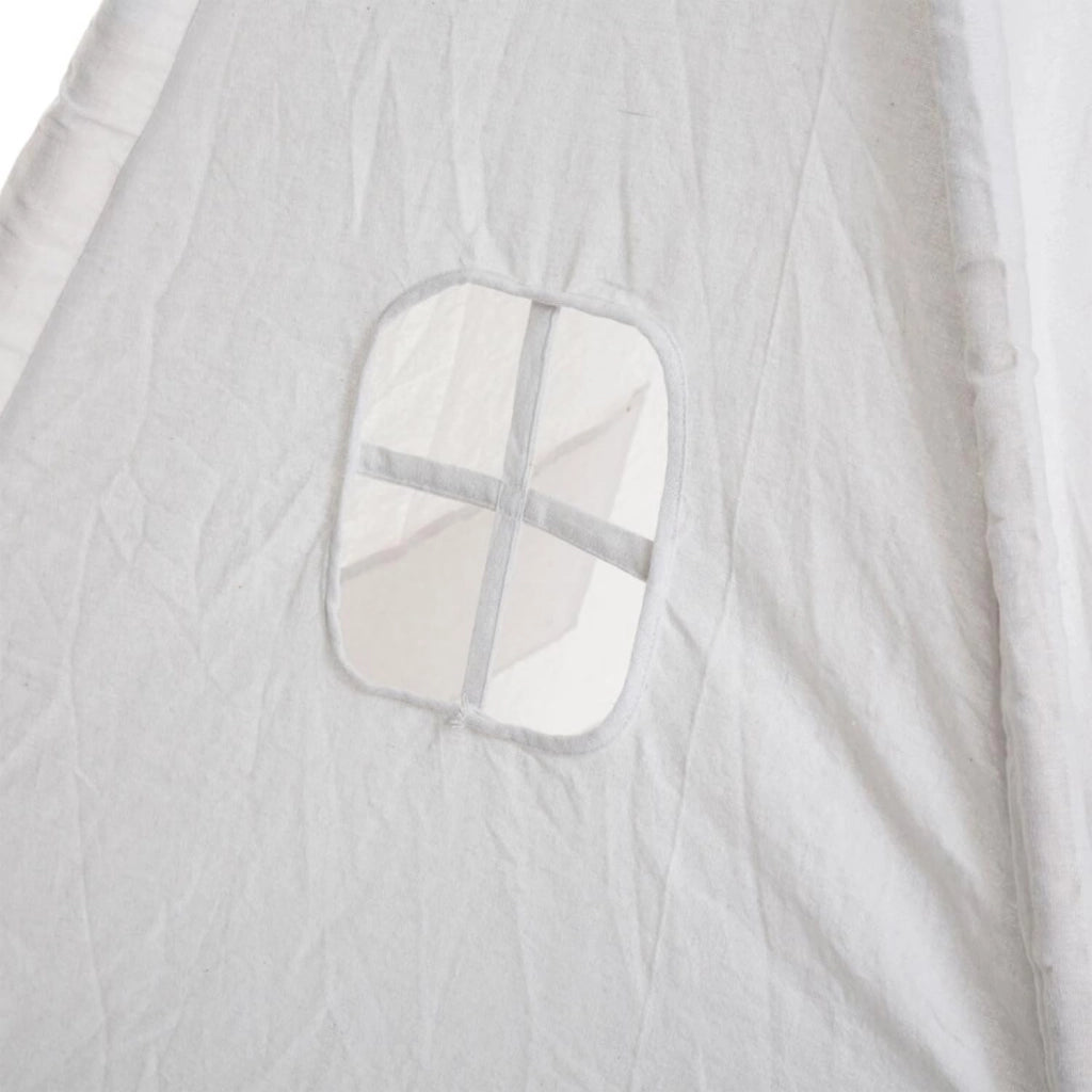 MOHOME Tenda Bambini Cameretta Beige Casa Giochi Casetta Capanna Motivo Indiani Ragazzi Ragazze Interni Esterni Borsa Trasportabile Cameretta Stanza Giochi