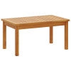 Set di divani da giardino in 4 pezzi con cuscini in legno massello di acacia