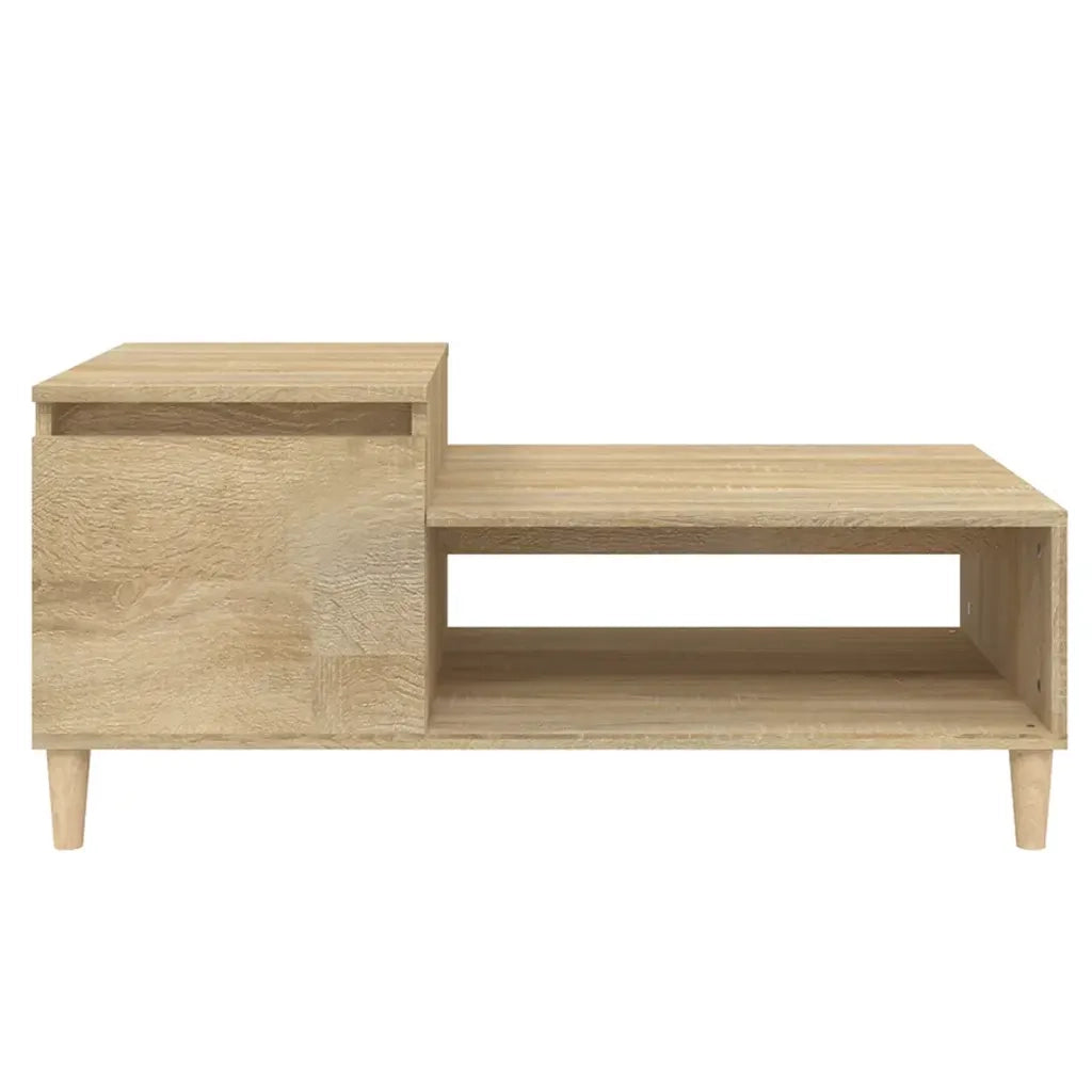 Tavolino da Salotto-Tavolino da soggiorno-Tavolo Rovere Sonoma 100x50x45cm Legno Multistrato 864638