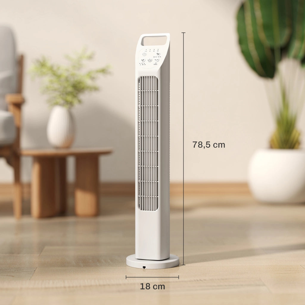 Ventilatore da Soffitto con Telecomando ¨C zephmum ¨C Bianco