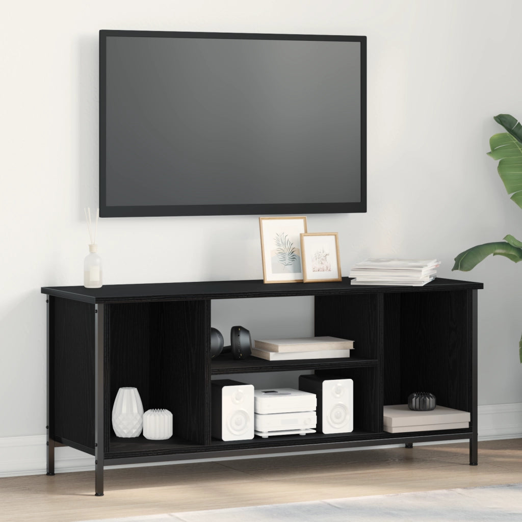 Centro di intrattenimento in rovere nero Rovere nero