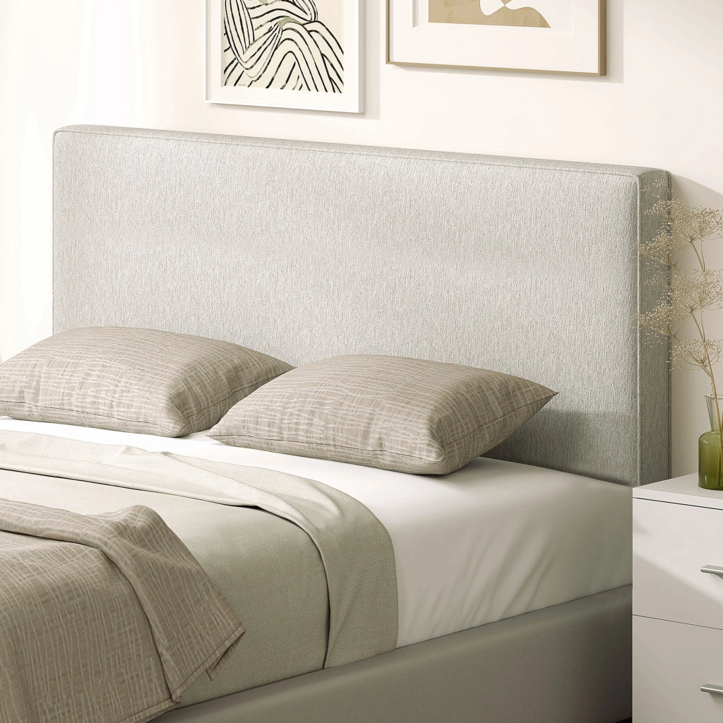 Testiera in tessuto 140x60 ¨C zephmum ¨C crema