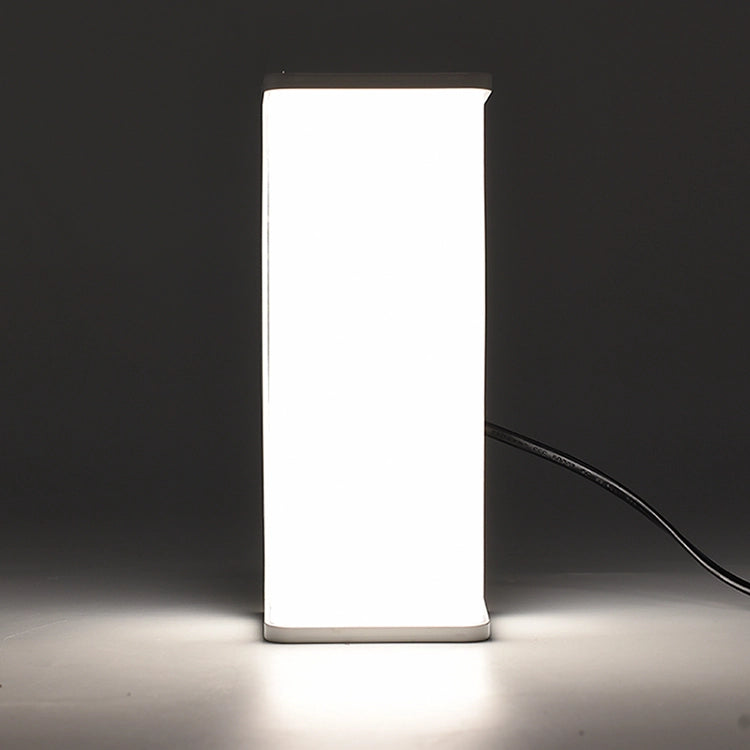APPLIQUE DA ESTERNO LED RETTANGOLARE LAMPADA DA PARETE MODERNA IN PVC BIANCO LUCE NATURALE 4000K