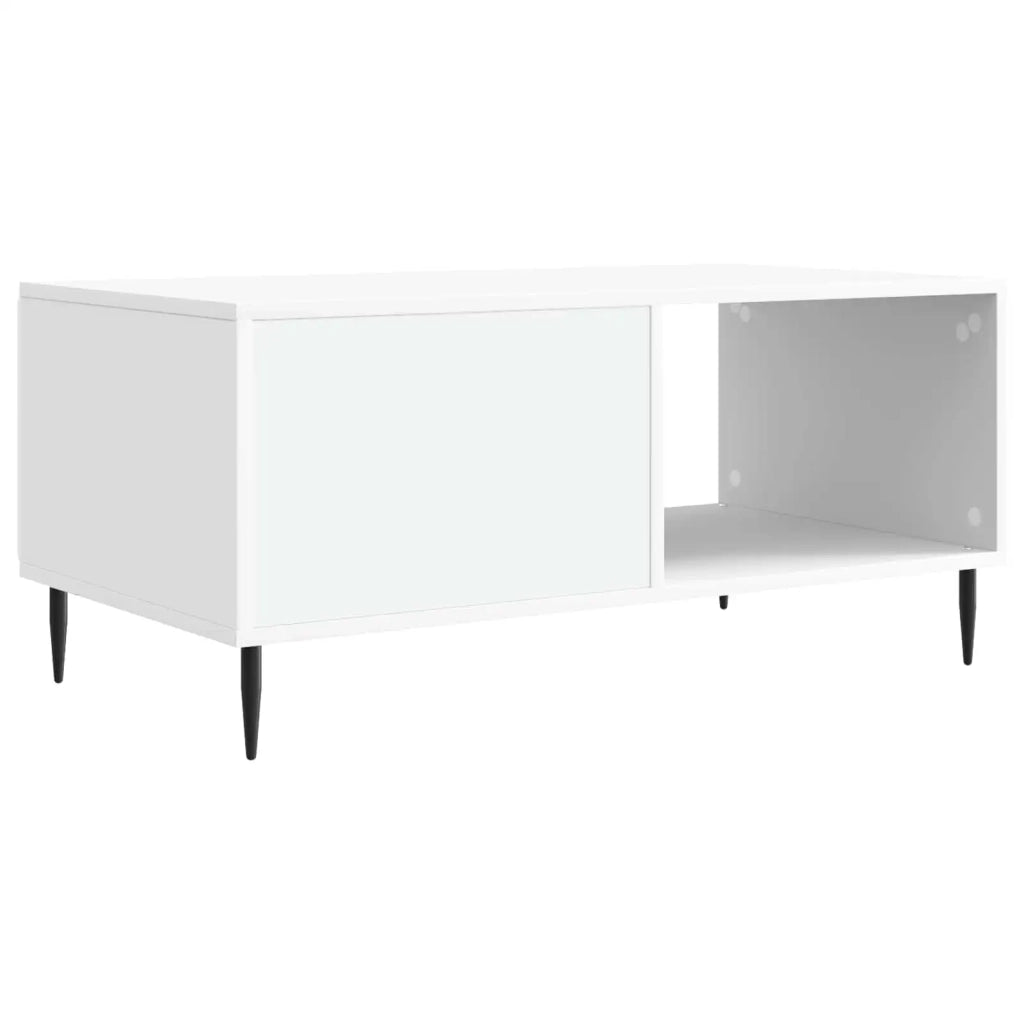 Tavolino da salotto Bianco 90 x 50 x 40 cm Legno ingegnerizzato 894495