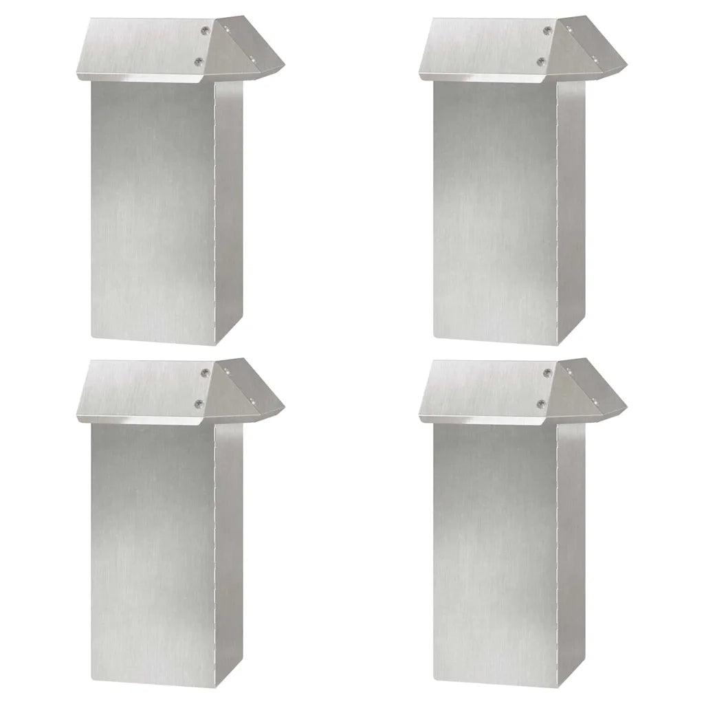 Recinzioni per lumache 8 pcs Argento Acciaio inossidabile 874879