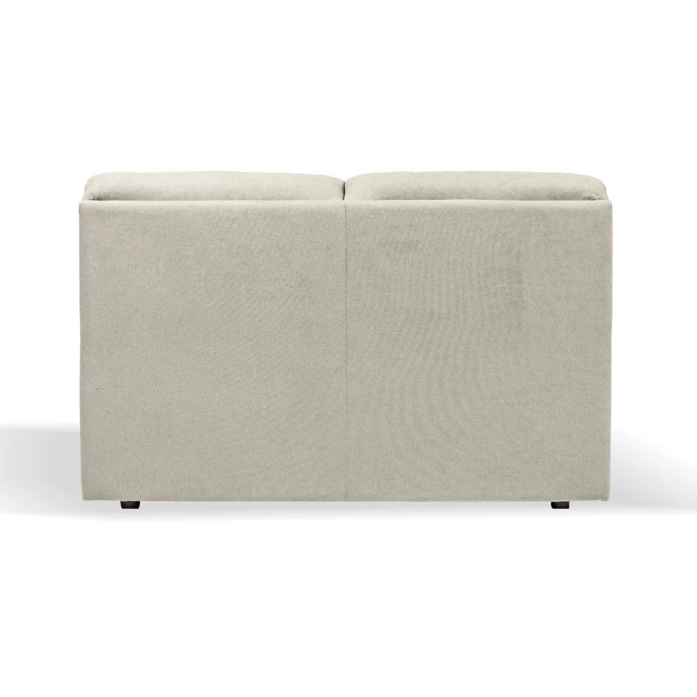 Divano 2 posti Alenda tessuto Roma05 colore beige 160x98x92h
