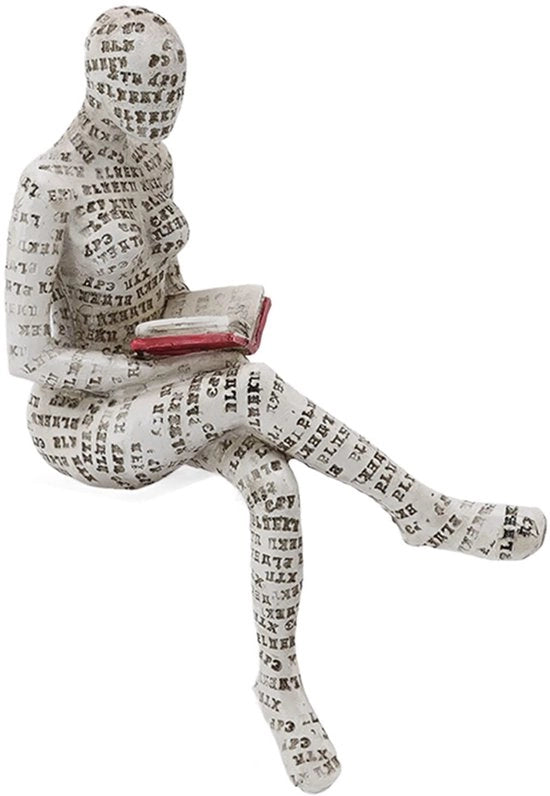 Figura in legno - Donna - Scultura decorativa unica - Ornamento - Perfetta come regalo - 18,5 cm Altezza