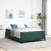 Struttura del letto Verde Scuro 160 x 200 cm Tessuto