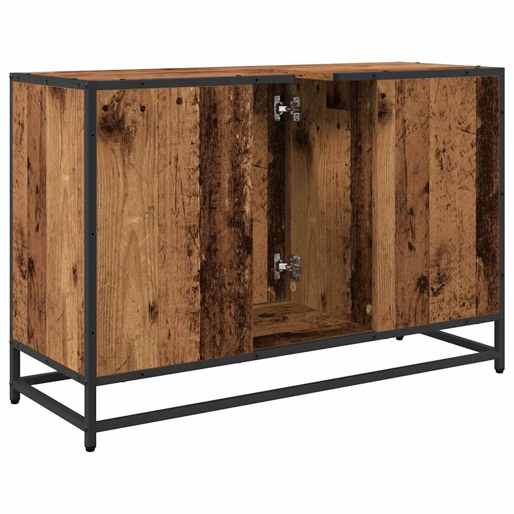 Mobile da Bagno Legno vecchio 90 x 33 x 60 cm Legno multistrato