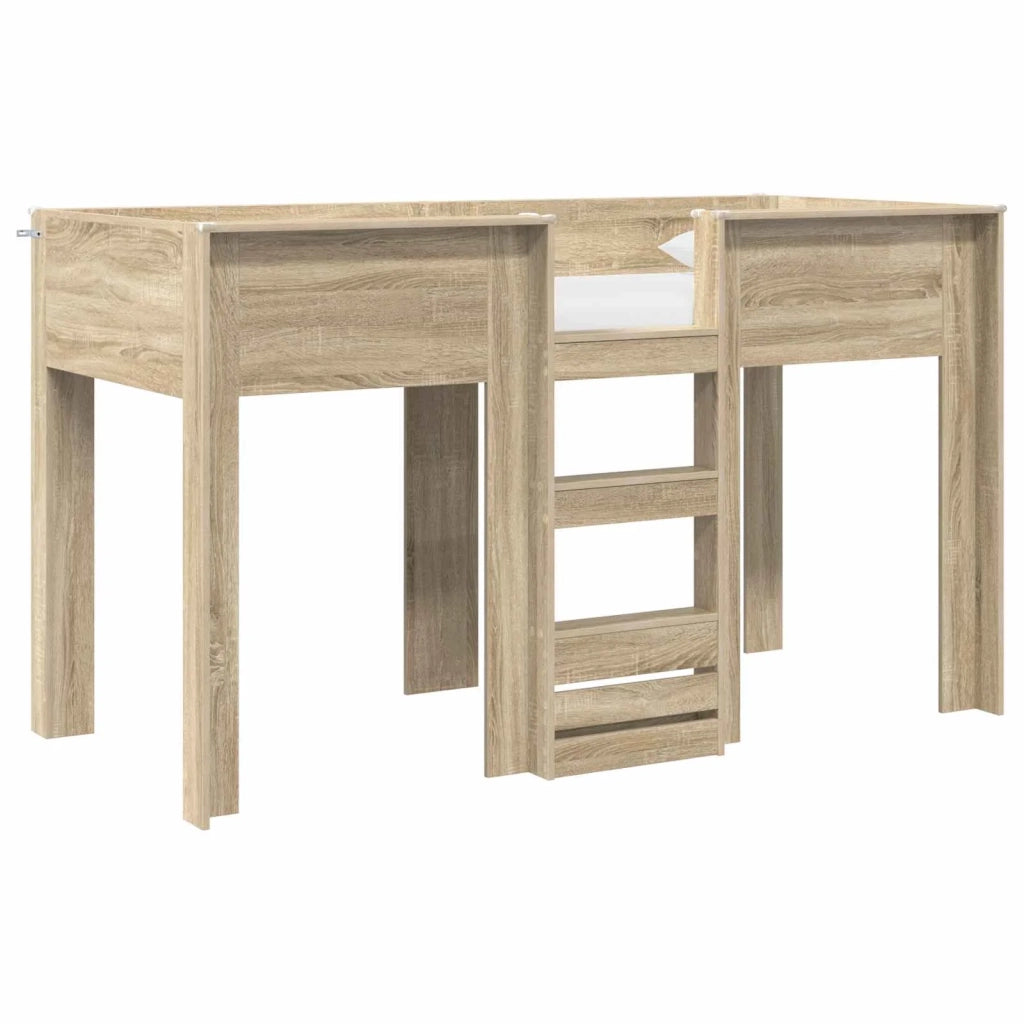 Letto a Castello per Bambini Rovere Sonoma 75 x 190 cm
