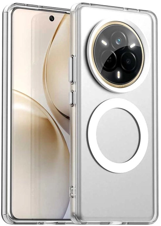 Copertura protettiva per Realme 14 Pro - Ultradurabile - Resistente allo shock - Magnetica - TPU/Silicone - Opaca/Translucida
