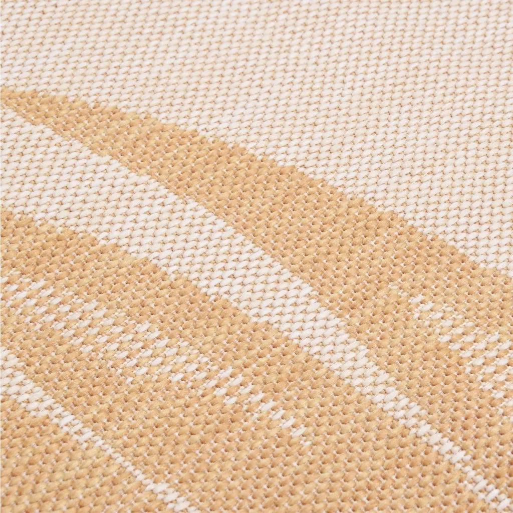 Tappeto da Esterni a Tessitura Piatta 80x150 cm Motivo a Foglie 340855