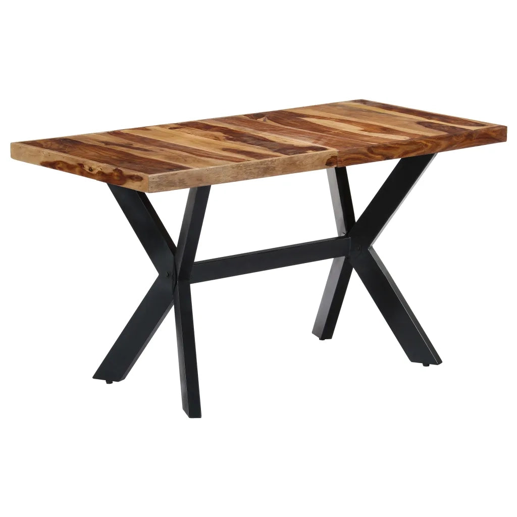 Tavolo da Pranzo 140x70x75 cm in Legno Massello di Acacia 247440