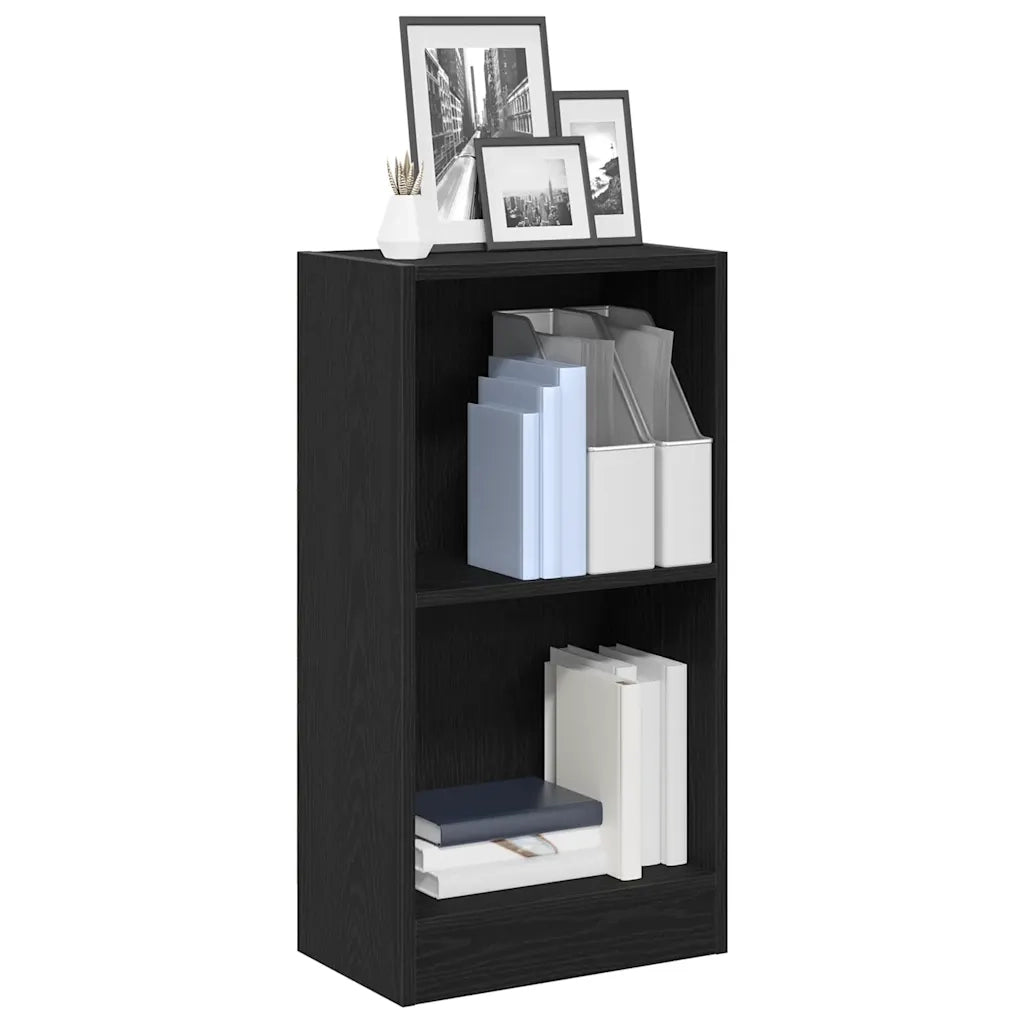 Libreria Rovere Nero 40x24x76 cm in Legno Multistrato 862000