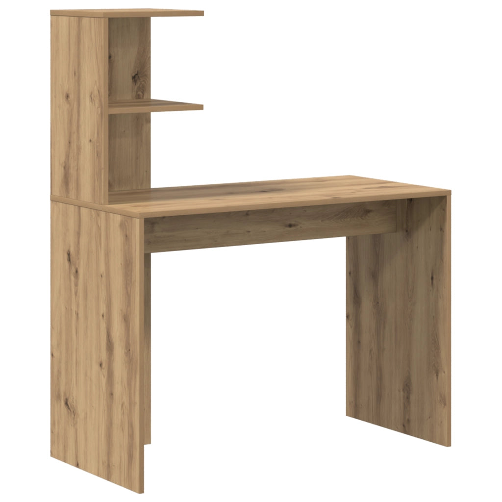 Scrivania con storage Legno di Rovere Ingegnerizzato